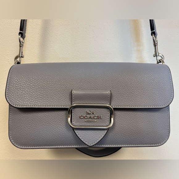 Coach Morgan Shoulder Bag and Matching Wallet in Blue Mist - Picture 8 of 17